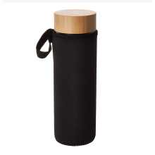 Eco-Friendly Tea Infuser Glass Tea Bottle with Bamboo Lid